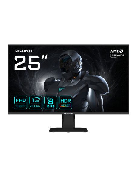GIGABYTE GS25F2 Monitor Gaming 25" FHD - 1920 x 1080, 200Hz, 1ms, 300