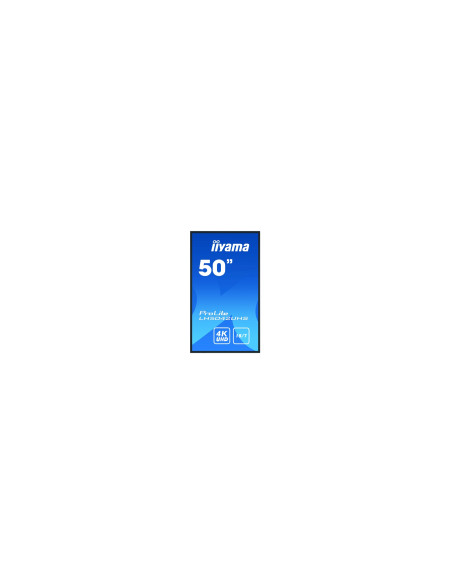 iiyama Pantalla de señalización digital 49.5P VA 4K Ultra HD Negro