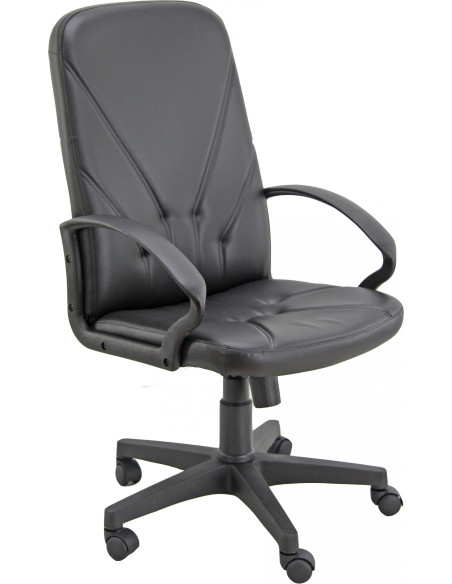UNISIT Sillón dirección DANTE cuero negro