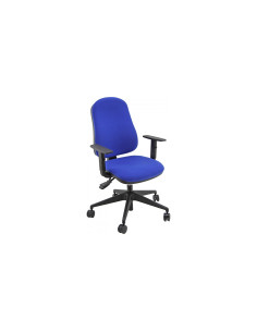 UNISIT Silla Administrativa Sincro SIMPEL azul Reposabrazos ajustables 2