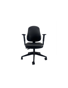 UNISIT Silla Administrativa Sincro SIMPEL negra Reposabrazos ajustables 2