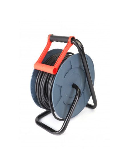 ENROLLACABLE PLASTICO CON TAPAS 40 METROS 3GX2.5MM MADER