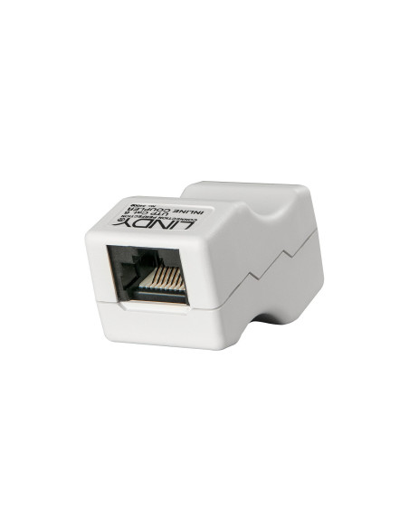 Lindy 34009 cambiador de género para cable RJ45 Gris