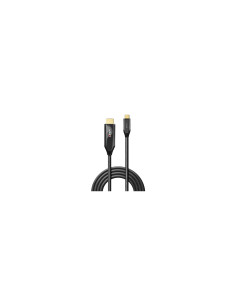 Lindy 43369 adaptador de cable de vídeo 3 m USB Tipo C HDMI tipo A 2