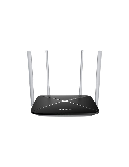 Mercusys MB135-4G router inalámbrico Ethernet rápido Doble banda (2,4 GHz / 5 GHz) Negro