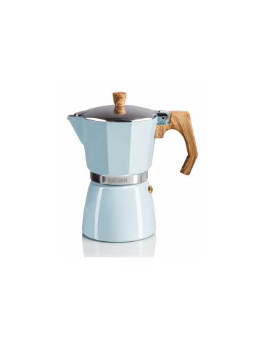 Haeger MOKA Pot 6 Cafetera italiana Azul