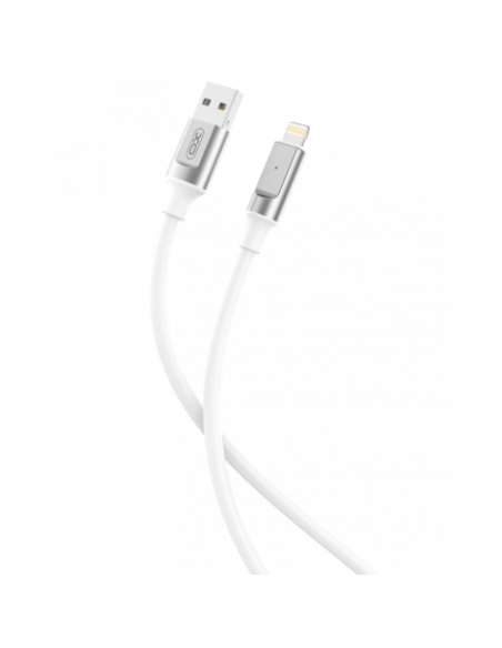 CABLE NB251 CARGA RAPIDA USB - LIGHTNING | 6A | 1 METRO | BLANCO XO