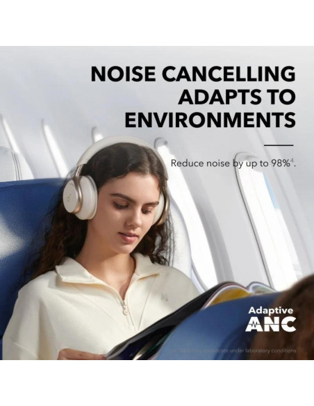 AURICULARES ANKER SOUNDCORE SPACE ONE WIRELESS BLUETOOTH USB-C WHITE