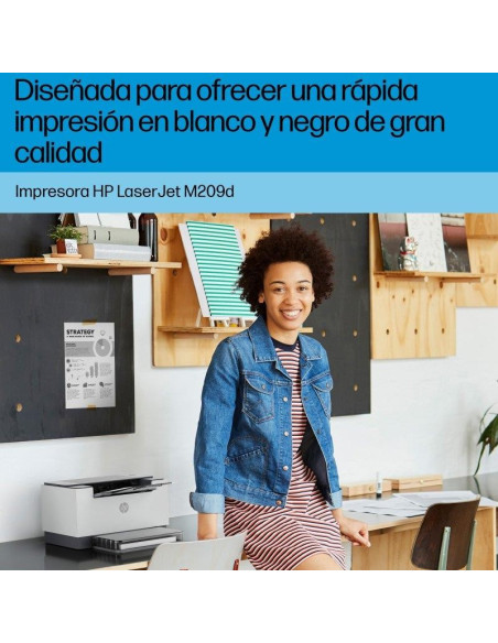 IMPRESORA HP LASER MONOCROMO LASERJET M209D