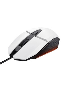 RATON TRUST GAMING GXT 109W FELOX RGB USB 6400DPI 6 BOTONES WHITE 2
