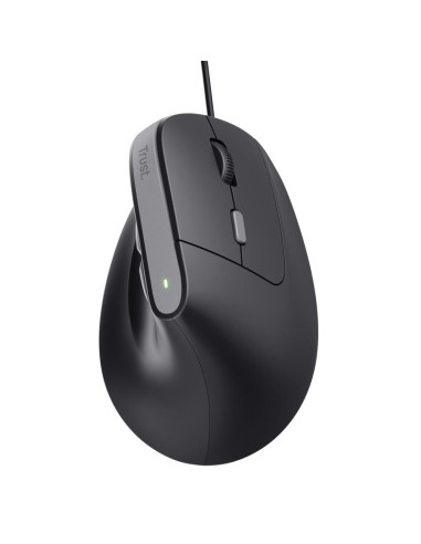 RATON TRUST BAYO II ERGONOMICO 2400 DPI USB BLACK