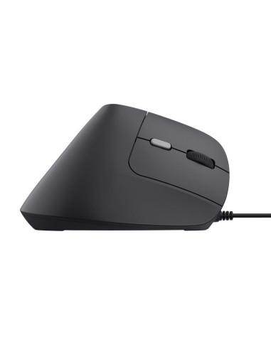 RATON TRUST BAYO II ERGONOMICO 2400 DPI USB BLACK