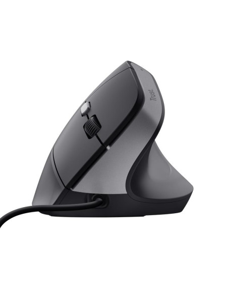 RATON TRUST BAYO II ERGONOMICO 2400 DPI USB BLACK