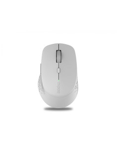 RAPOO Ratón Inalámbrico M300, Silencioso, Multimodo, Diseño ergonómico, BaterÍ­a duradera, Color gris
