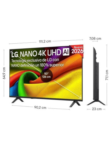TELEVISOR LG 50 NANOCELL 4K UHD USB SMART TV ANDROID WIFI