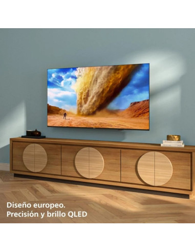 TELEVISOR PHILIPS 55 QLED 4K UHD USB SMART TV ANDROID WIFI