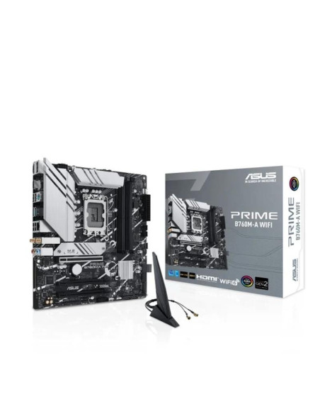 PLACA BASE ASUS PRIME B760M-A WIFI MATX 4XDDR5 HDMI + DP BULK