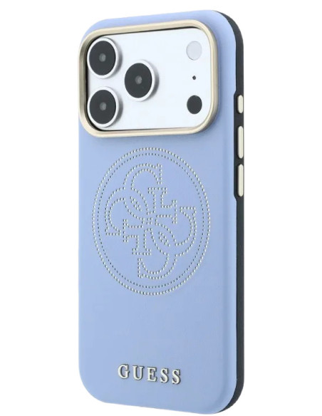 GUESS CARCASA MAGSAFE PERFORATED IPHONE 18 PRO MAX/17 PRO MAX AZUL GLACIAL
