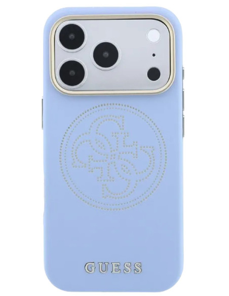 GUESS CARCASA MAGSAFE PERFORATED IPHONE 18 PRO MAX/17 PRO MAX AZUL GLACIAL