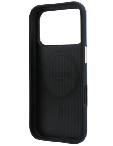 GUESS CARCASA MAGSAFE PERFORATED IPHONE 18 PRO MAX/17 PRO MAX AZUL GLACIAL