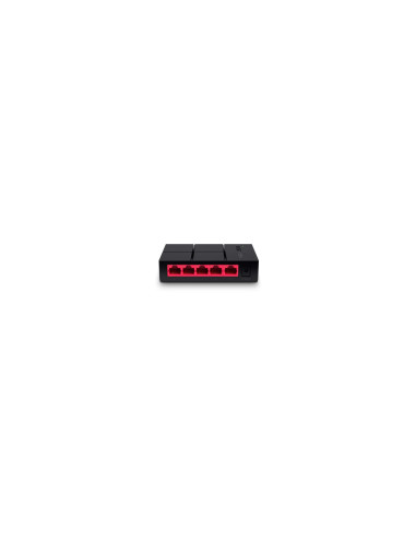 SWITCH MERCUSYS 5 PTOS 10/100/1000 NEGRO MS105G