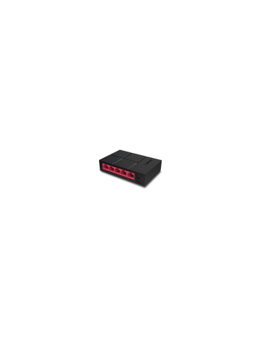 SWITCH MERCUSYS 5 PTOS 10/100/1000 NEGRO MS105G