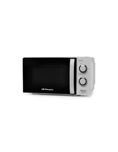 Orbegozo MI 2118 Encimera Solo microondas 20 L 700 W Negro, Acero inoxidable