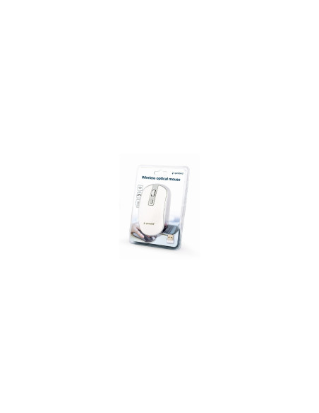 Gembird MUSW-4B-06-WS ratón Ambidextro RF inalámbrico Í“ptico 1600 DPI