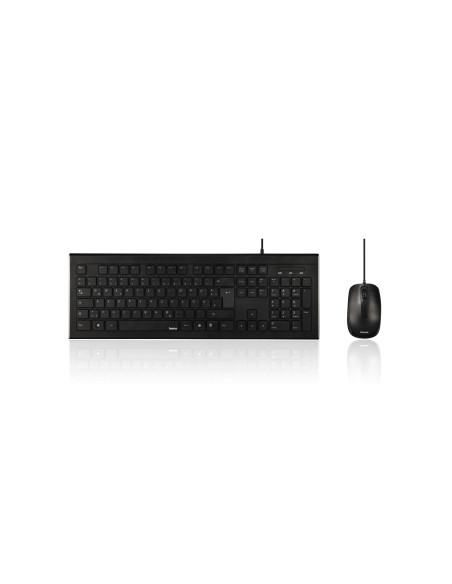 Hama Kit teclado y ratón con cable Cortino ESP