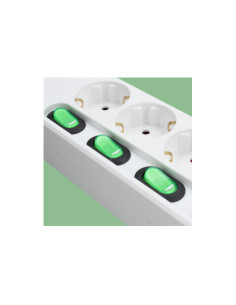 BASE MULTIPLE 4 ENCHUFES CON INTERRUPTORES 2