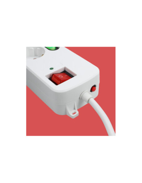 BASE MULTIPLE 4 ENCHUFES CON INTERRUPTORES