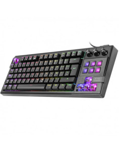 TECLADO MECANICO MARS GAMING CON SMART DECK NEGRO MK-MASTER 2