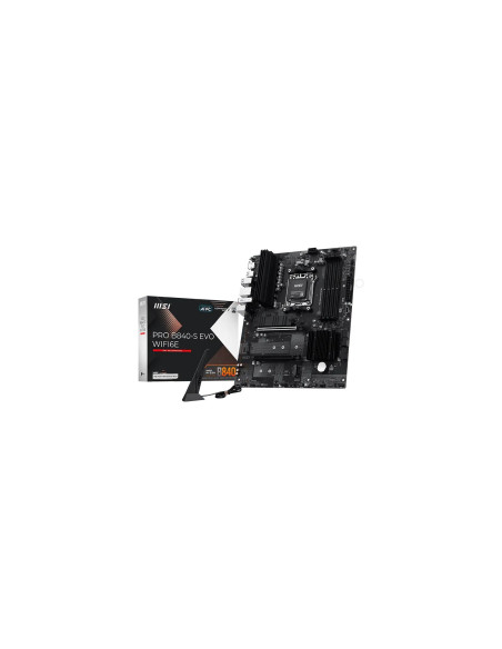 MSI Pro B840-S EVO WIFI6E AMD B840 Zócalo AM5 ATX Placa Base