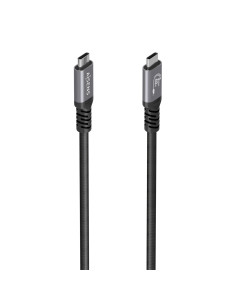 AISENS Cable USB 3.2 Gen1 Aluminio 5Gbps 4K@60Hz 3A 60W E-Mark, Tipo