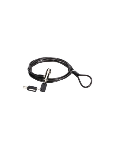 Conceptronic CUSTODIO02BNM cable antirrobo Negro 1,8 m