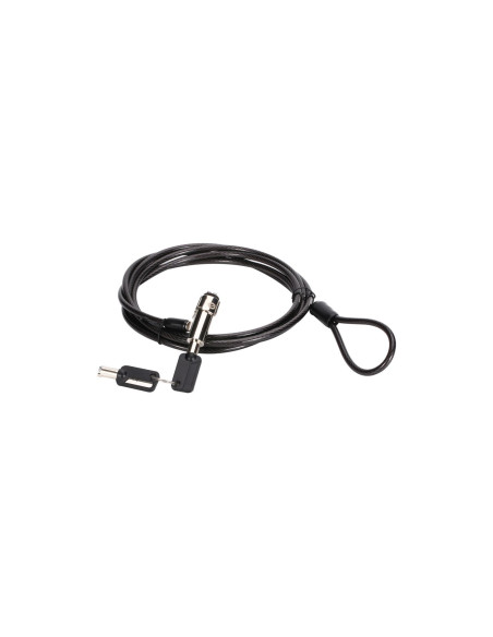 Conceptronic CUSTODIO02BNM cable antirrobo Negro 1,8 m