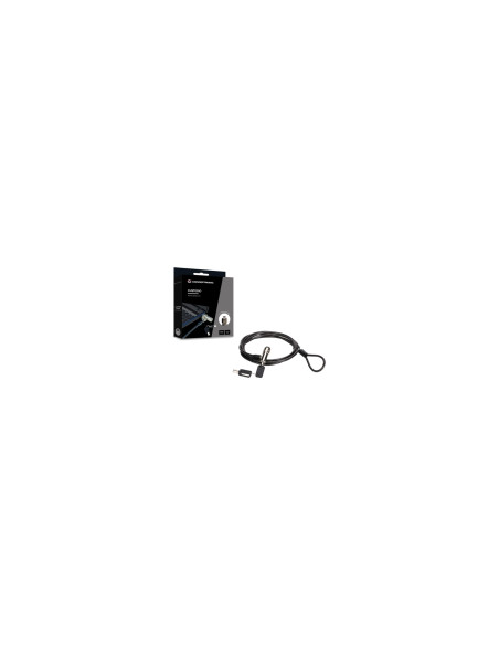 Conceptronic CUSTODIO02BNM cable antirrobo Negro 1,8 m