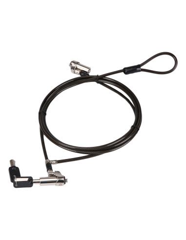 Conceptronic CUSTODIO02BNTM cable antirrobo Negro 1,8 m