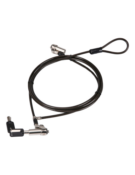 Conceptronic CUSTODIO02BNTM cable antirrobo Negro 1,8 m