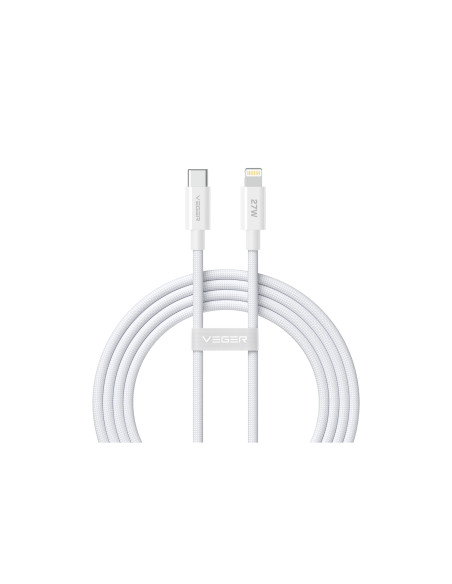 Veger Cable USB-C a Lightning 1.2m PD 27W