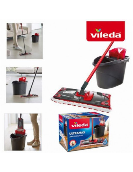 CUBO CON MOPA ULTRAMAX 2 EN 1 VILEDA