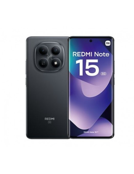 SMARTPHONE REDMI NOTE 15 6.77\" | 5G | 8GB | 256GB | NEGRO | 108MPX XIAOMI