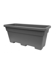 JARDINERA MAXI RECTANGULAR 100CM ANTRACITA ARTPLAST