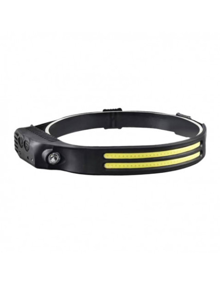 LINTERNA LED DE CABEZA FRONTAL LED 800LM + 200LM Y SENSOR DE MANOS ELBAT