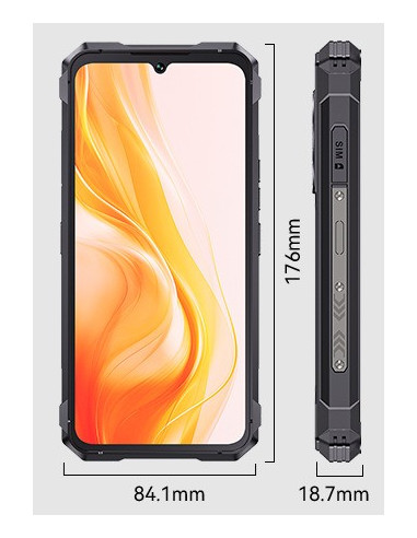 COMANDERO PDA SMARTPHONE CUBOT KING KONG 11 6.72 8GB/256GB/5G/IP69K/RUG BLACK