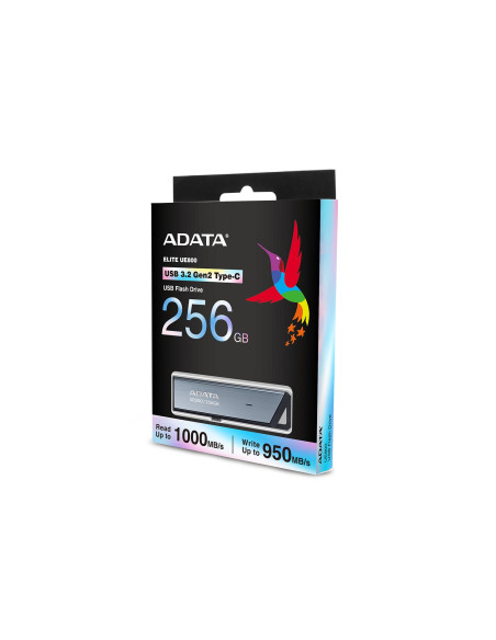 ADATA UE800 unidad flash USB 256 GB USB Tipo C 3.2 Gen 2 (3.1 Gen 2)