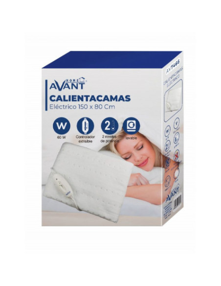 CALIENTACAMAS ELECTRICO 150X80CM 60W AVANT