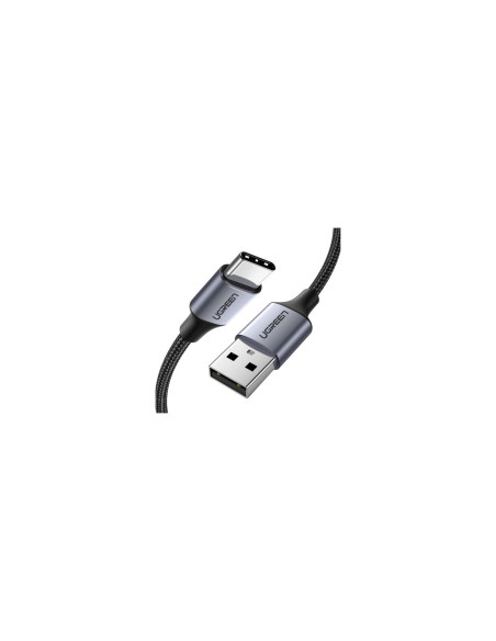 Ugreen 60126 cable USB 1 m USB C USB A Negro, Gris