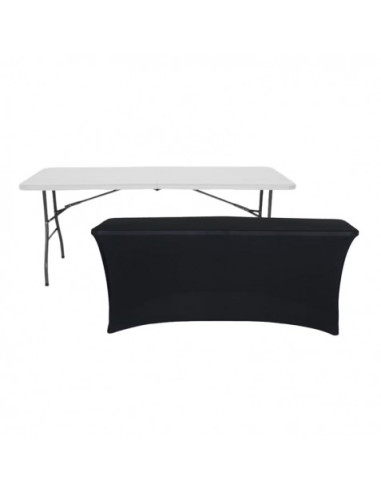 FUNDA PARA MESA DE RESINA 152X70X74CM NEGRA SUNGARDEN