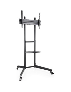 SOPORTE TV MONITOR TOOQ SUELO CON RUEDAS 37 - 70 50KG BLACK